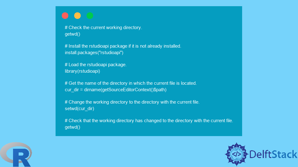 Set Location Of Current File As Working Directory In R Studio Delft Stack